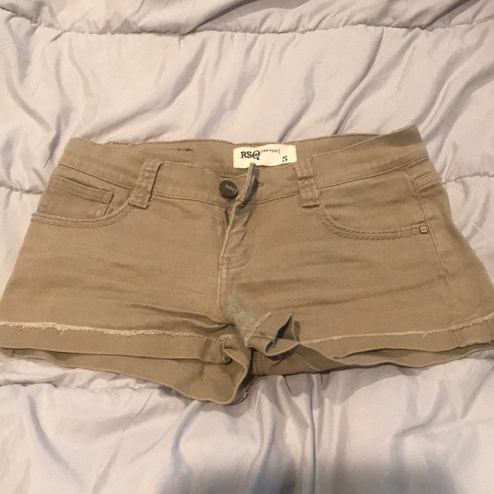 Tan RSQ shorts